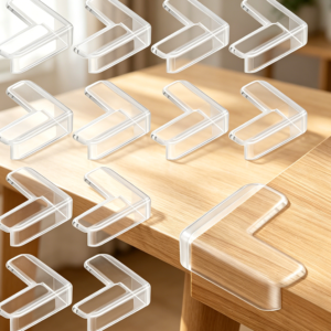 12 Pack L-Shape Clear Corner Protectors