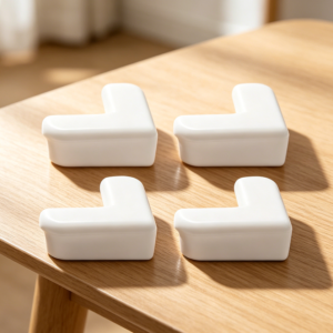 4 Pack White Self-Adhesive Corner Protectors